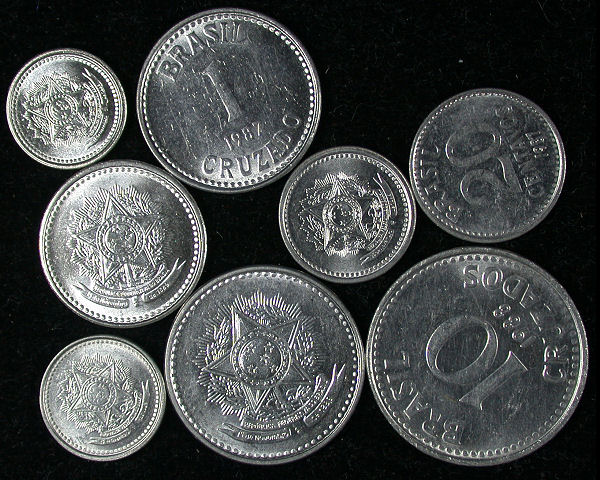 Brazil Set of 8 Coins